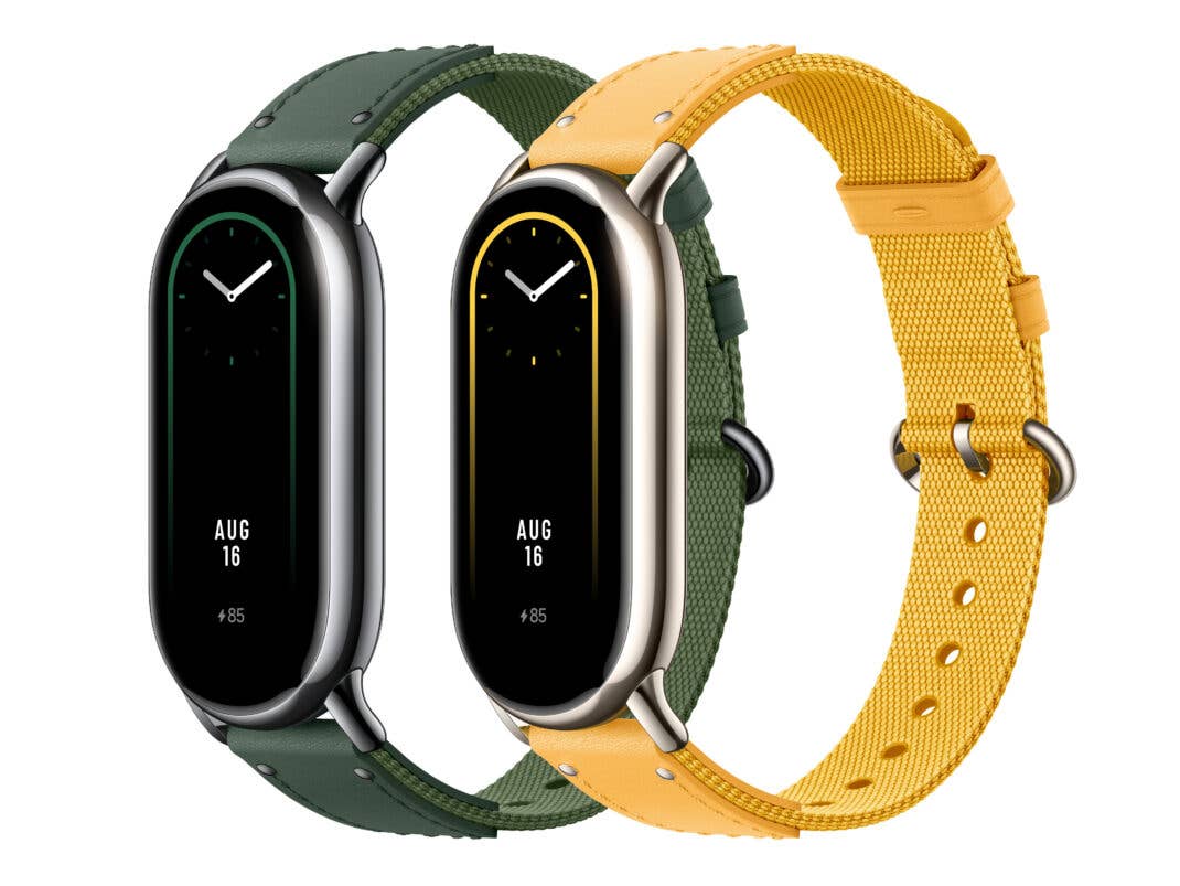 Xiaomi Band 8 mit dem neuen Nylon-Armbändern