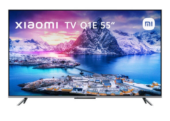 Xiaomi Smart TV Q1E in der Frontansicht.