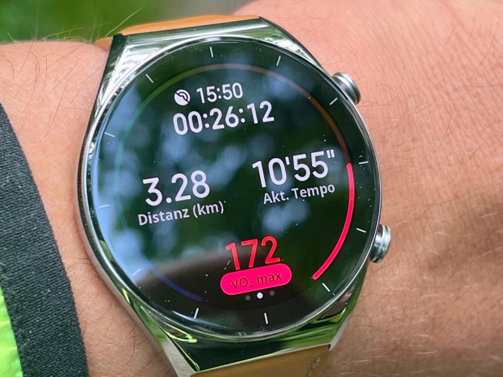 Training mit der Xiaomi Watch S1.