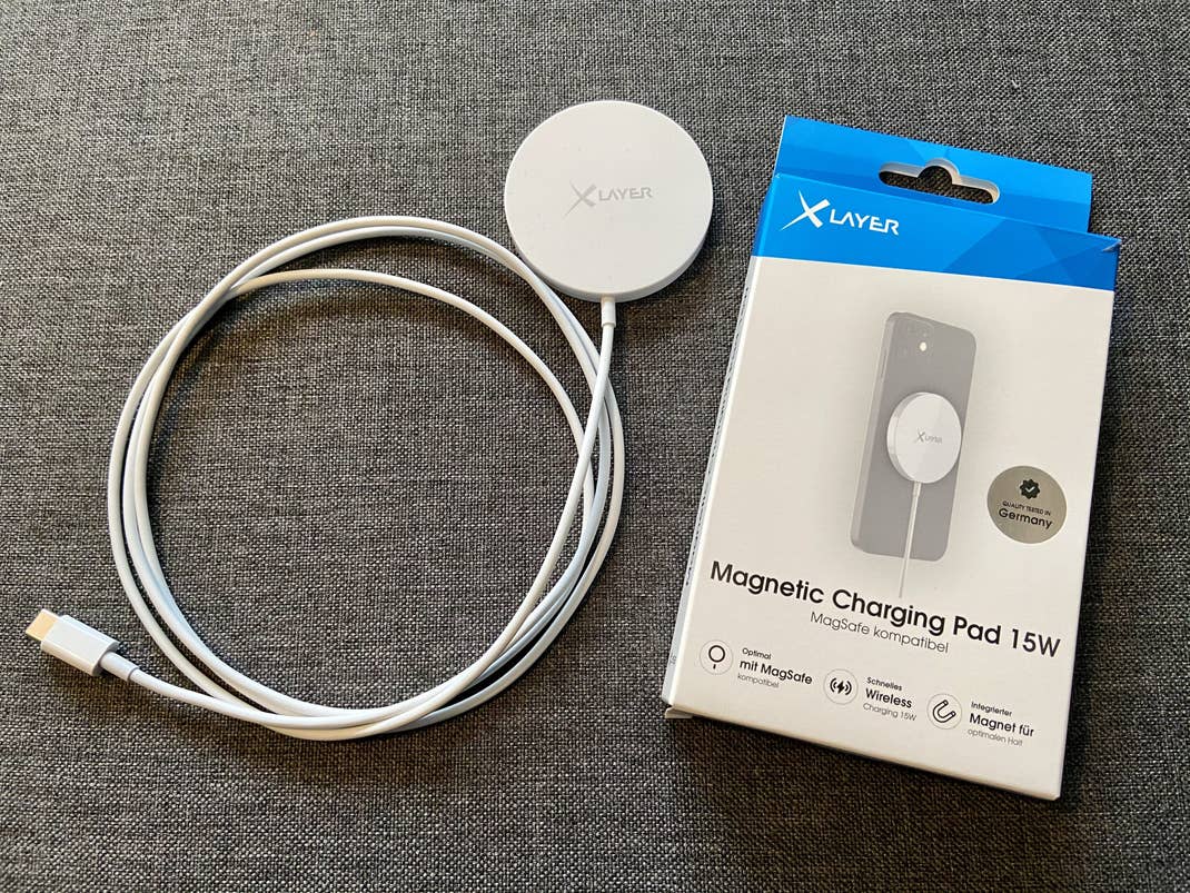 Xlayer MagSafe Ladepad Lieferumfang
