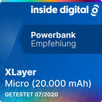XLayer Powerbank Testsiegel