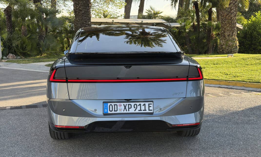 Xpeng P7+ - Heck mit Spoiler