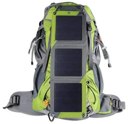 Der XTPower Xplorer Globetrotter Solarrucksack in grün vor weißem Hintergrund