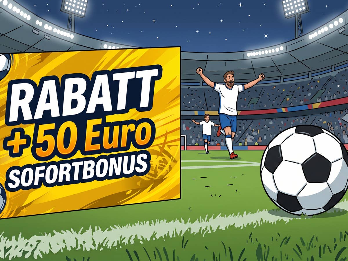 Top-Stromdeal zur WM: Deutschland ist raus, aber du kannst noch punkten Deal-Plakat vor einem Fußball-Hintergrund