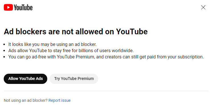 YouTube, AdBlocker, YouTube Funktion