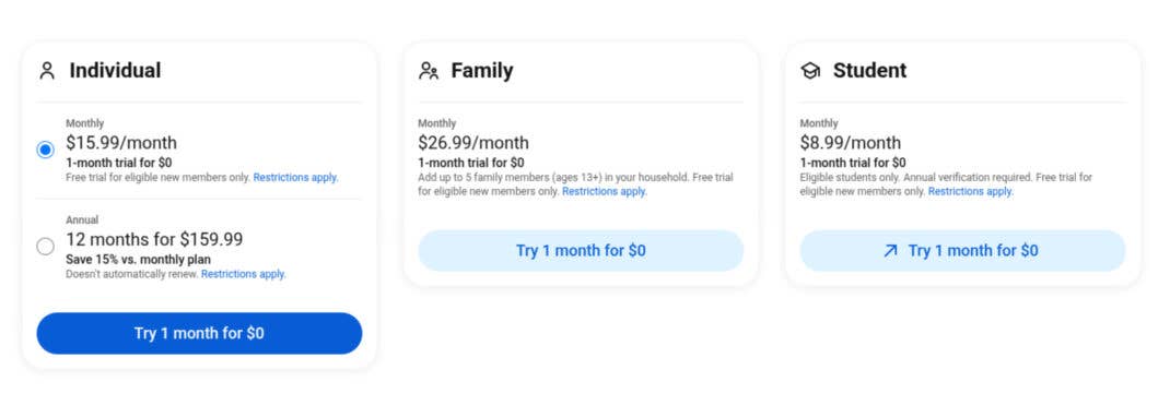 Die neuen Preise für YouTube Premium in den USA