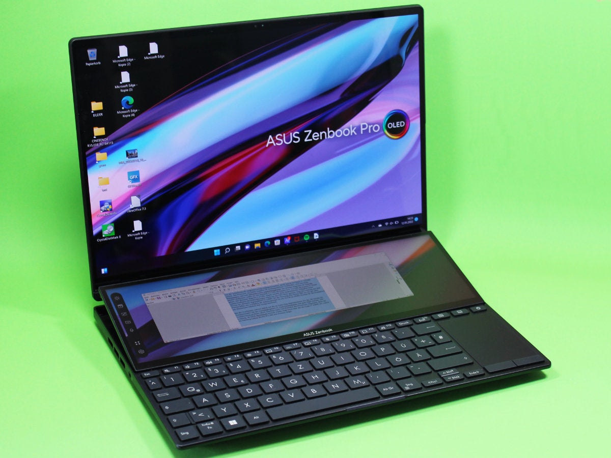 ASUS Zenbook Pro Duo im Test: Was bringen zwei Displays in einem Laptop?