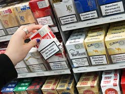 Zigaretten im Supermarkt