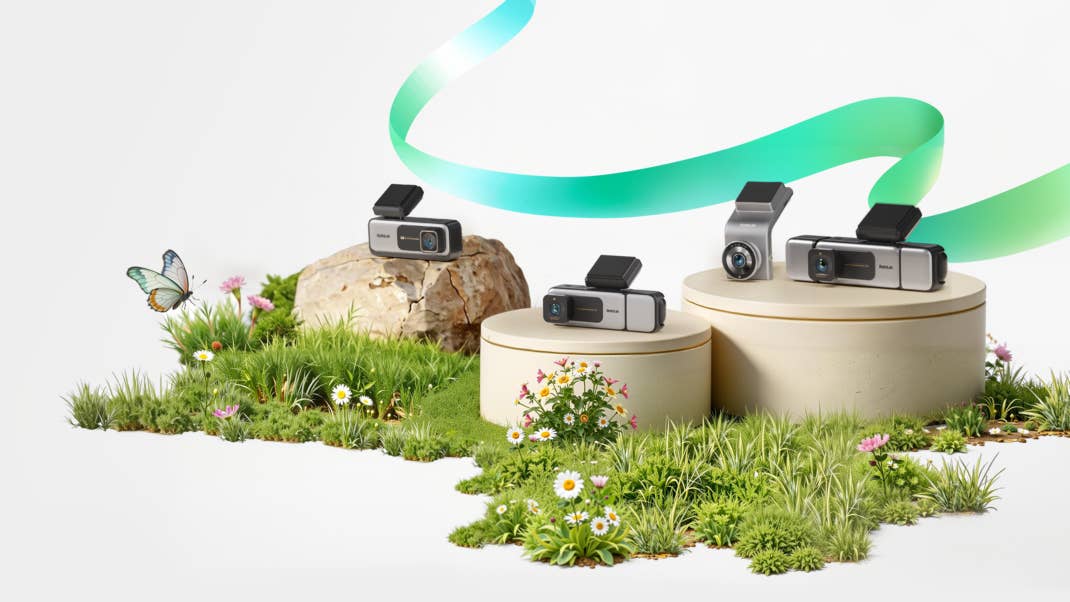 Botslab Dashcams auf einem Podest