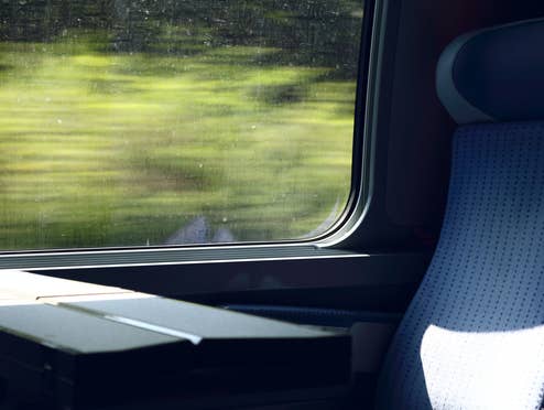 Blick in den Innenraum eines Zuges